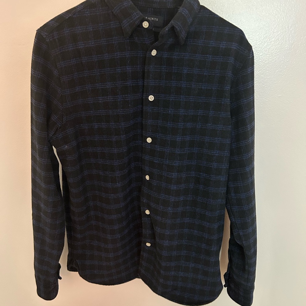 All Saints Volans LS Shirt Size XS